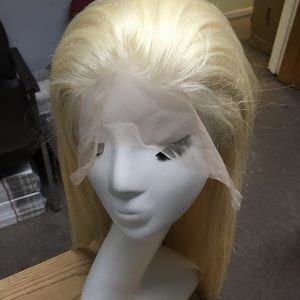 Blonde hair extensions and wigs